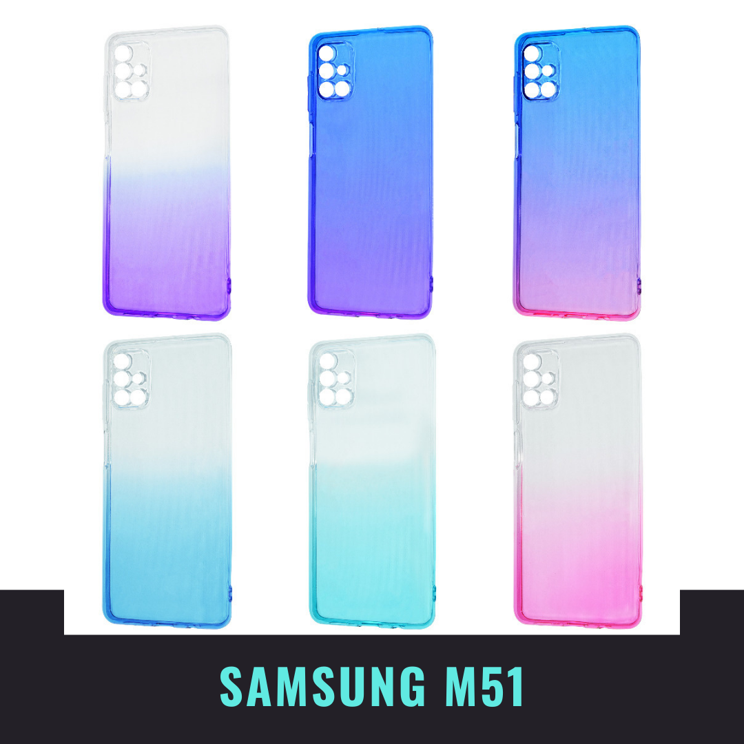 Силикон 0.5 mm Gradient Design Samsung Galaxy M51